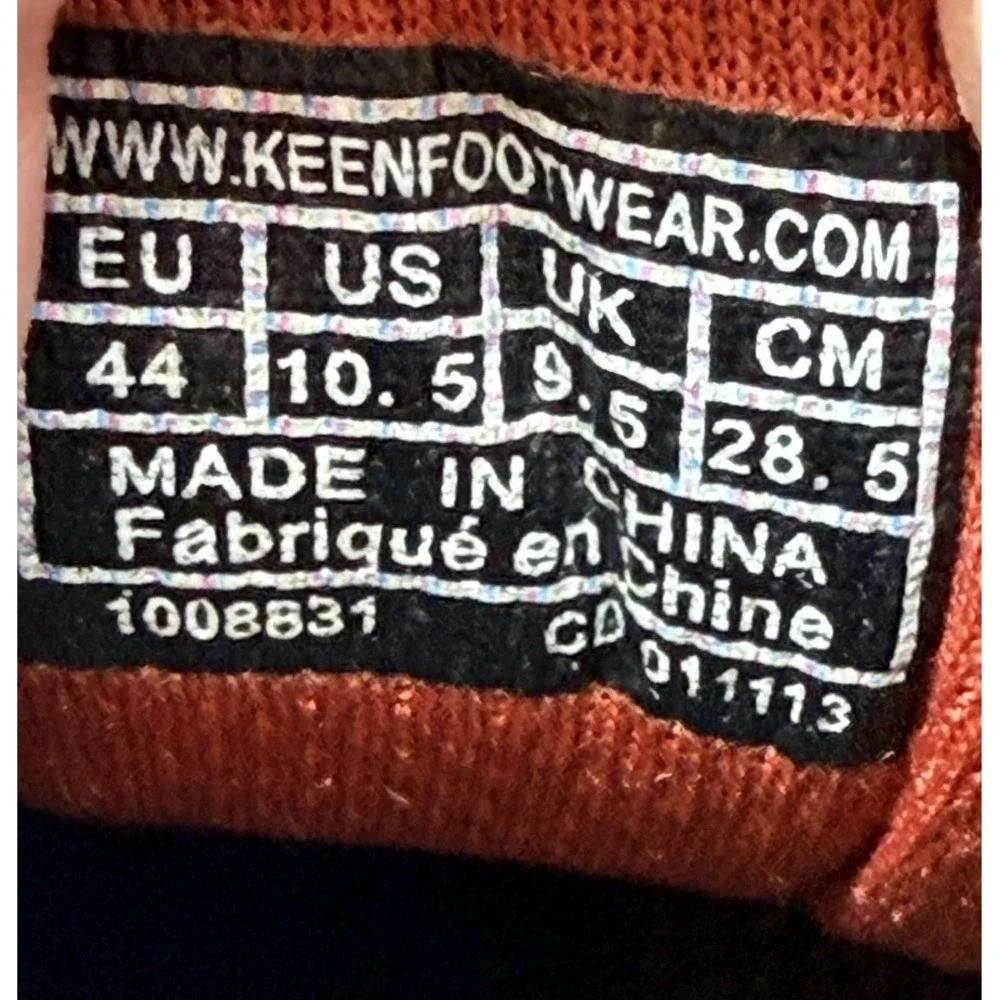 Keen Shoes Men's Sz 10.5 Brown Wichita Hiking Leather